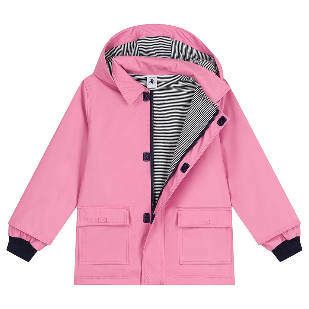 Petit Bateau Child Iconic Raincoat Boudoir Pink