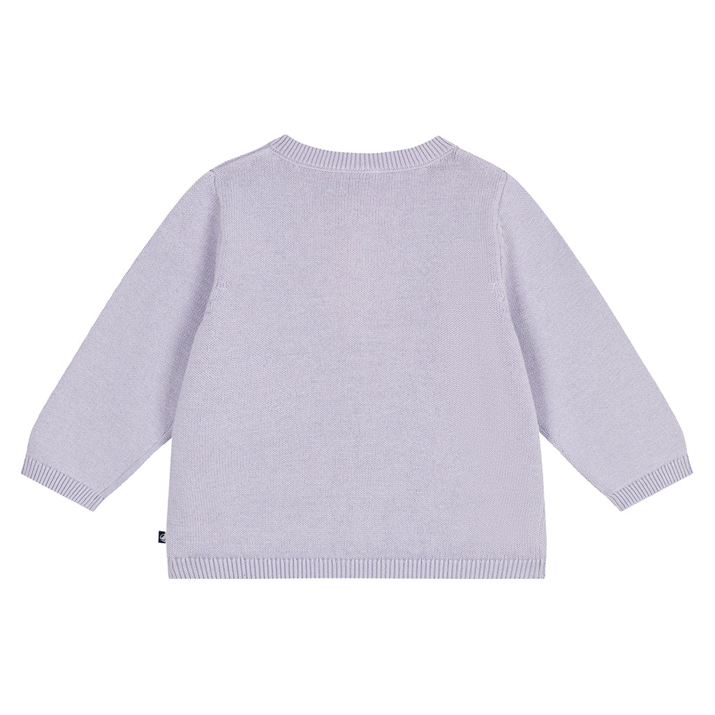 Petit Bateau Baby Cardigan Parme Purple
