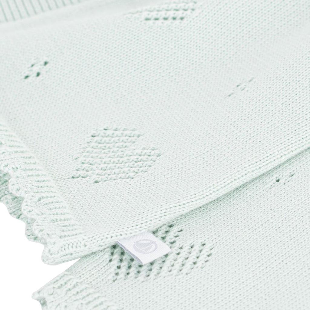 Petit Bateau Baby Cardigan Spray Blue Hearts