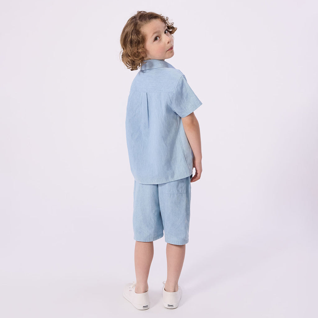 Petit Bateau Child Bermuda Shorts Light Blue