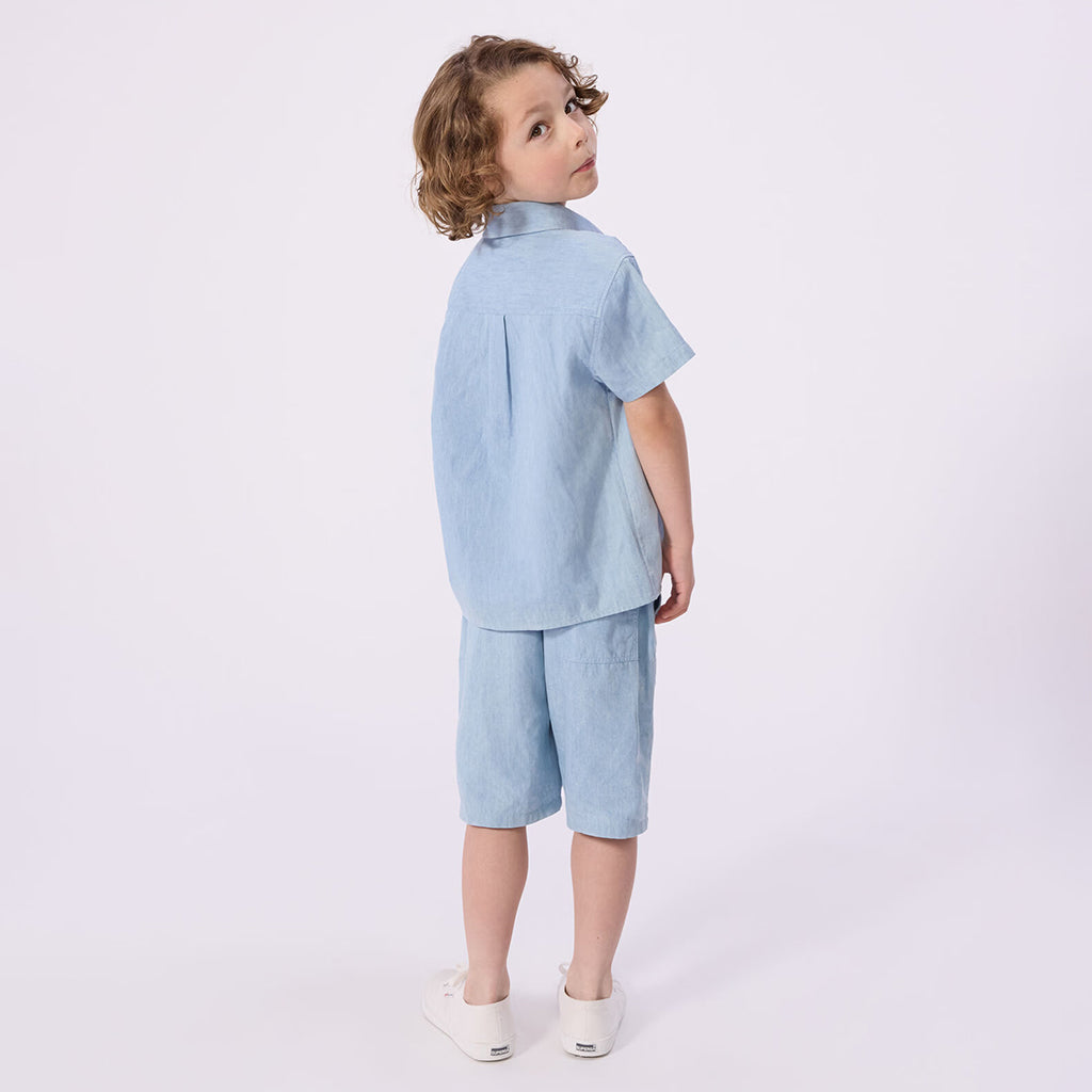 Petit Bateau Child Shirt Light Blue