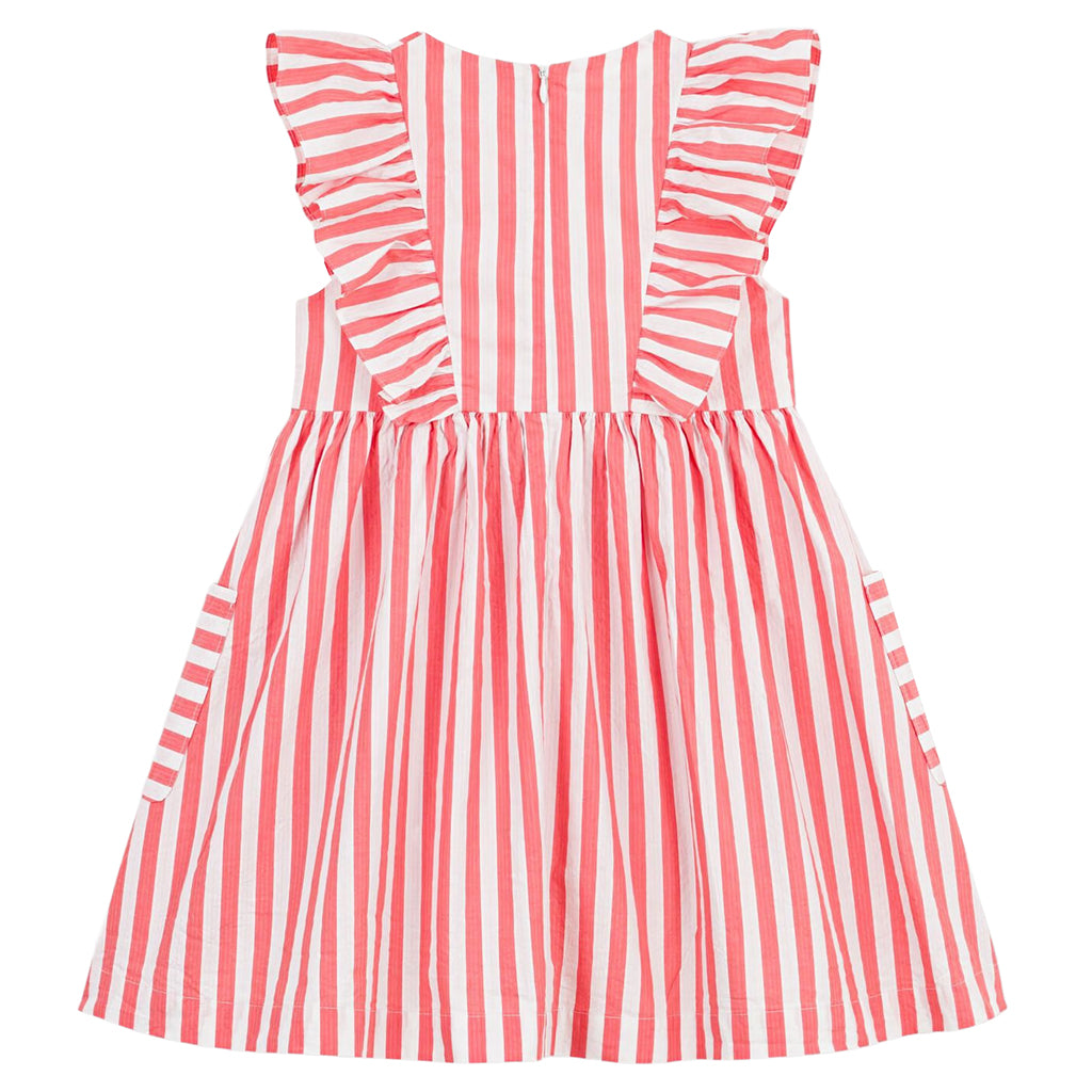 Petit Bateau Child Dress Flamand Pink Stripes