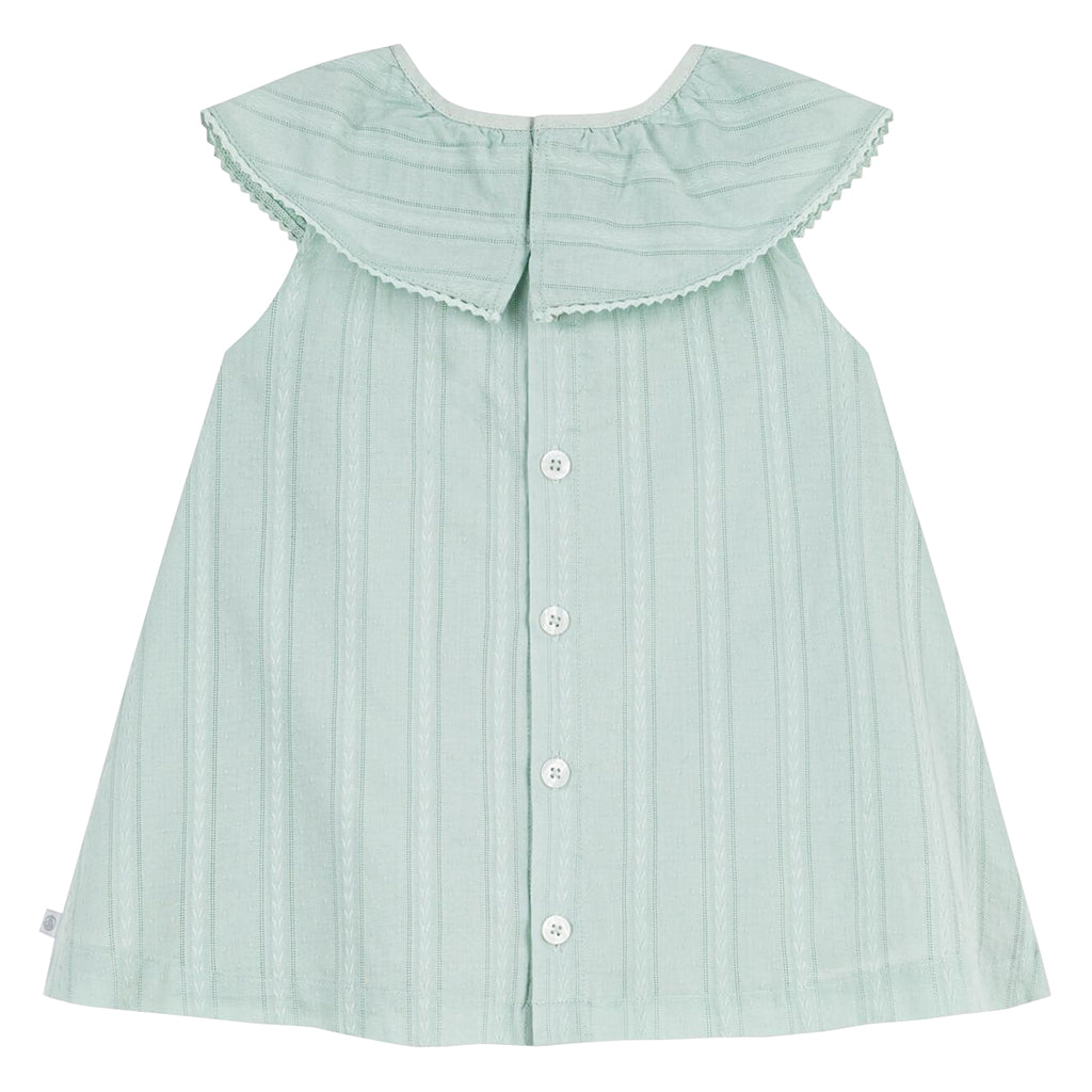 Petit Bateau Baby Dress Spray Blue