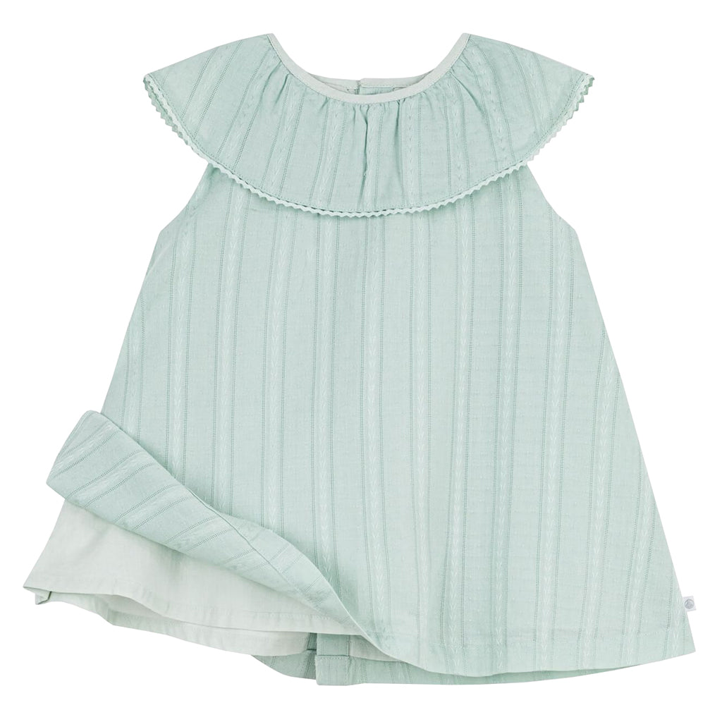 Petit Bateau Baby Dress Spray Blue