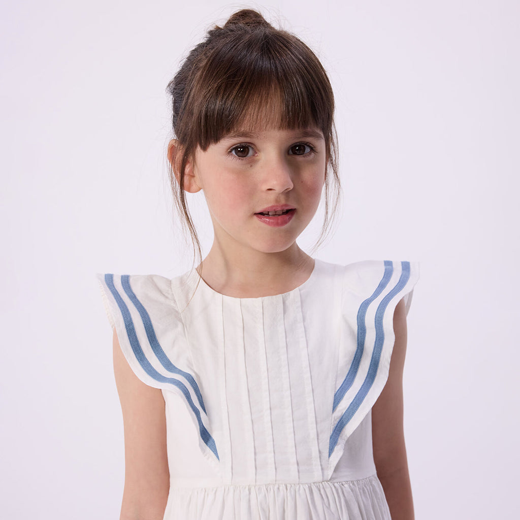 Petit Bateau Child Dress Marshmallow White