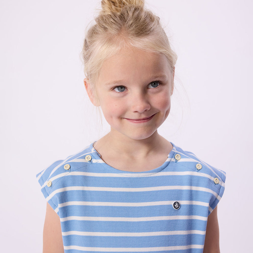 Petit Bateau Child Dress Flo Blue Stripes