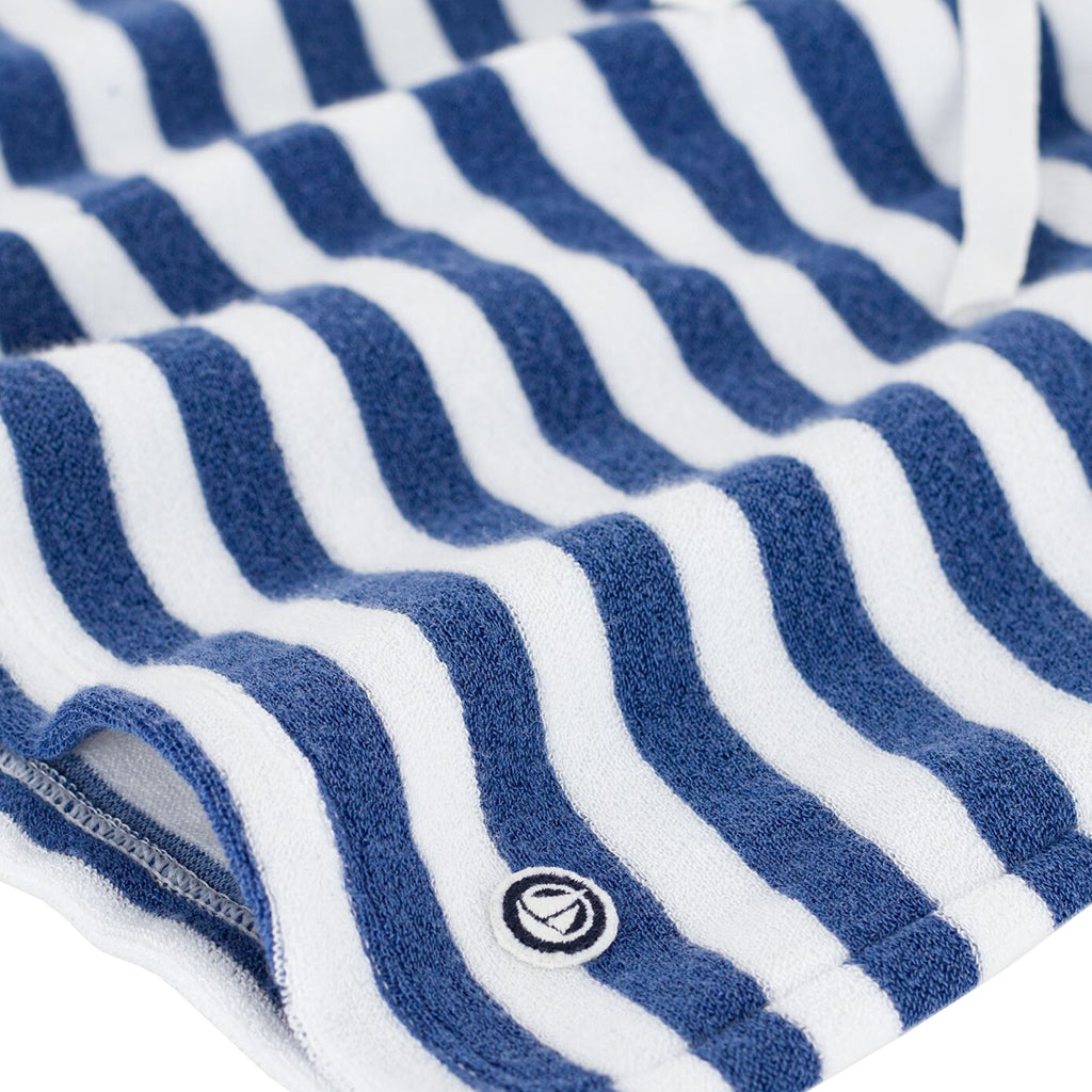 Petit Bateau Child Shorts Dusk Blue And White Stripes