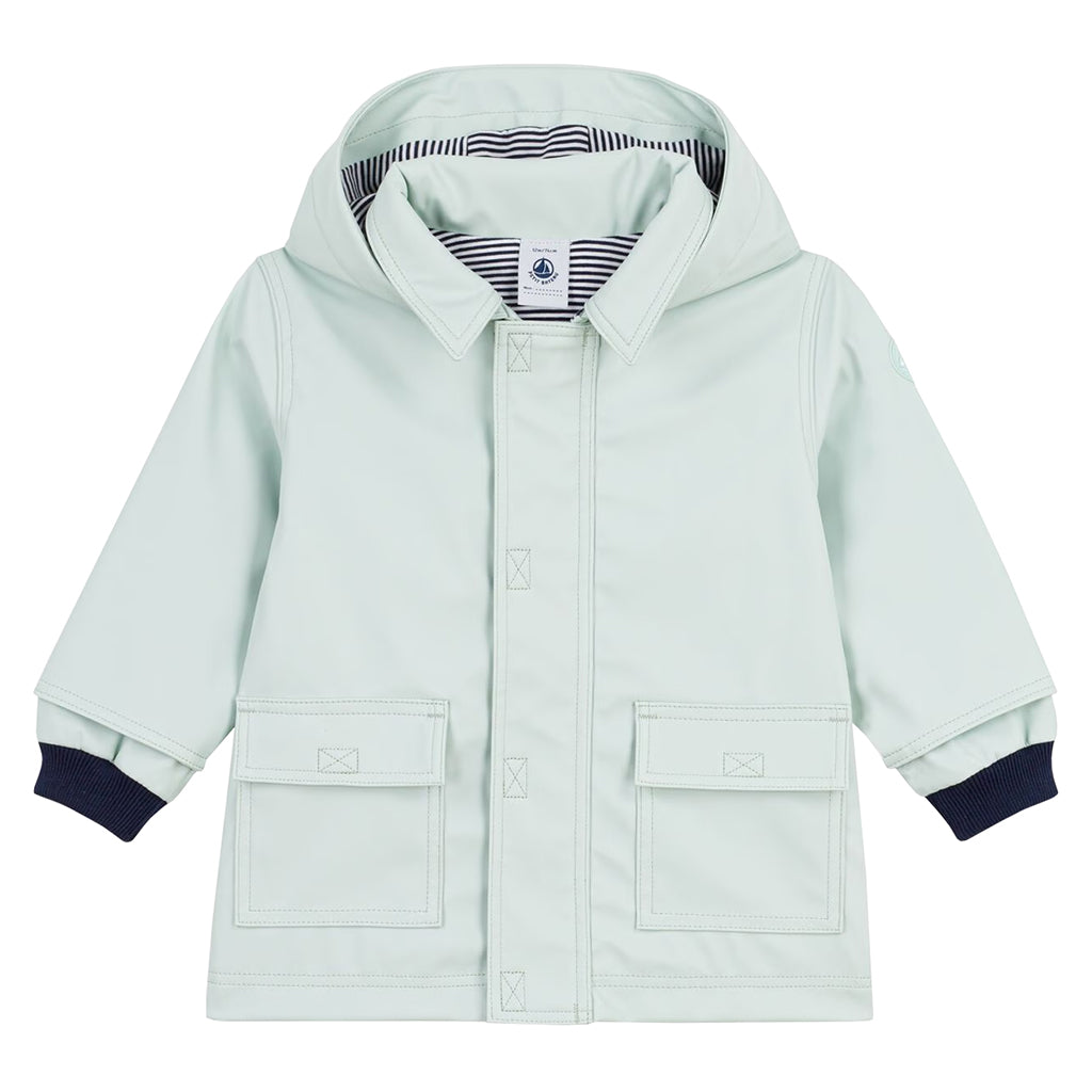 Petit Bateau Baby Iconic Raincoat Spray Blue