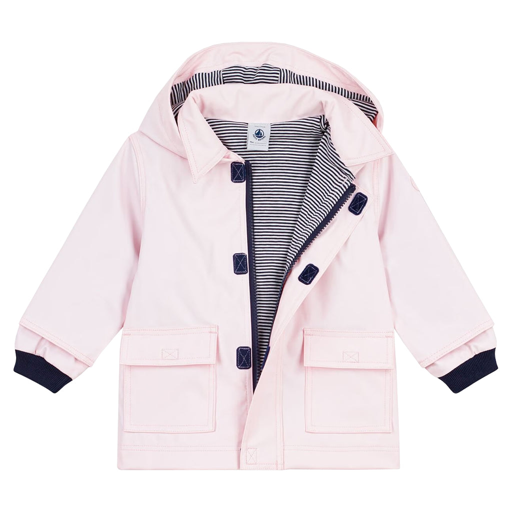 Petit Bateau Baby Iconic Raincoat Barely Pink