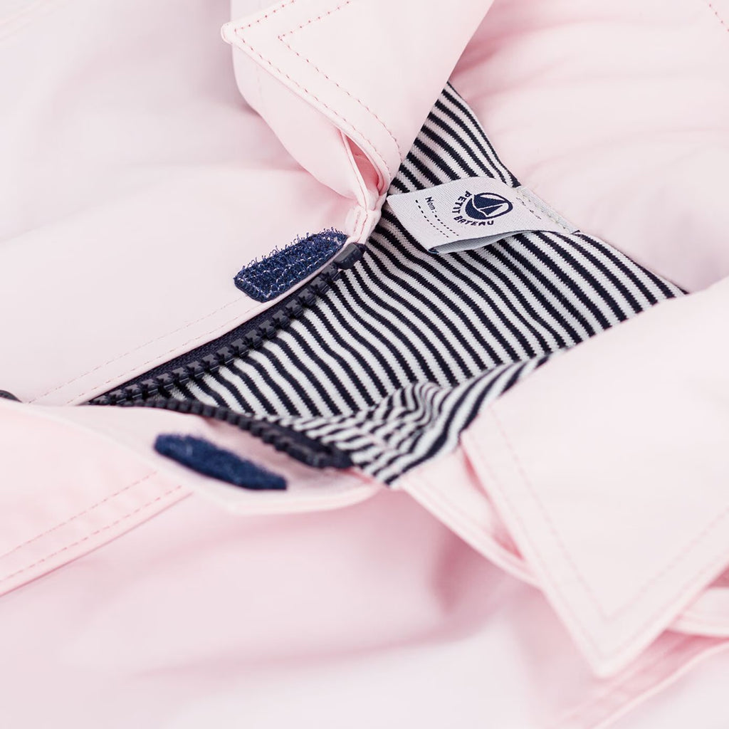 Petit Bateau Baby Iconic Raincoat Barely Pink