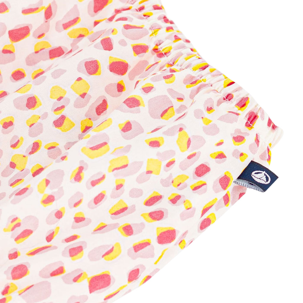 Petit Bateau Baby Bloomers Pink And Yellow Dot Print