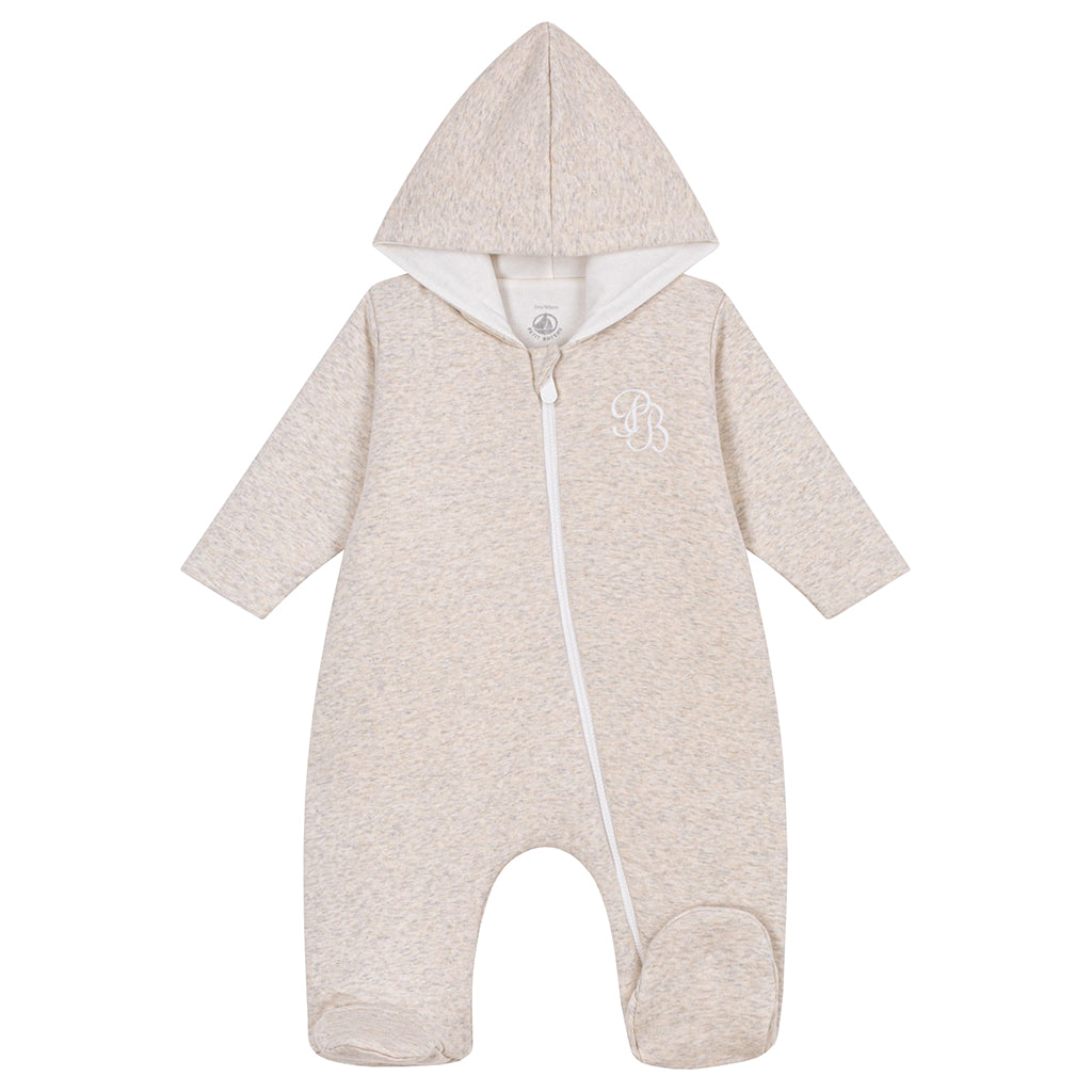 Petit Bateau Baby Jumpsuit Montelimar Beige