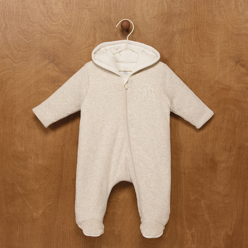 Petit Bateau Baby Jumpsuit Montelimar Beige