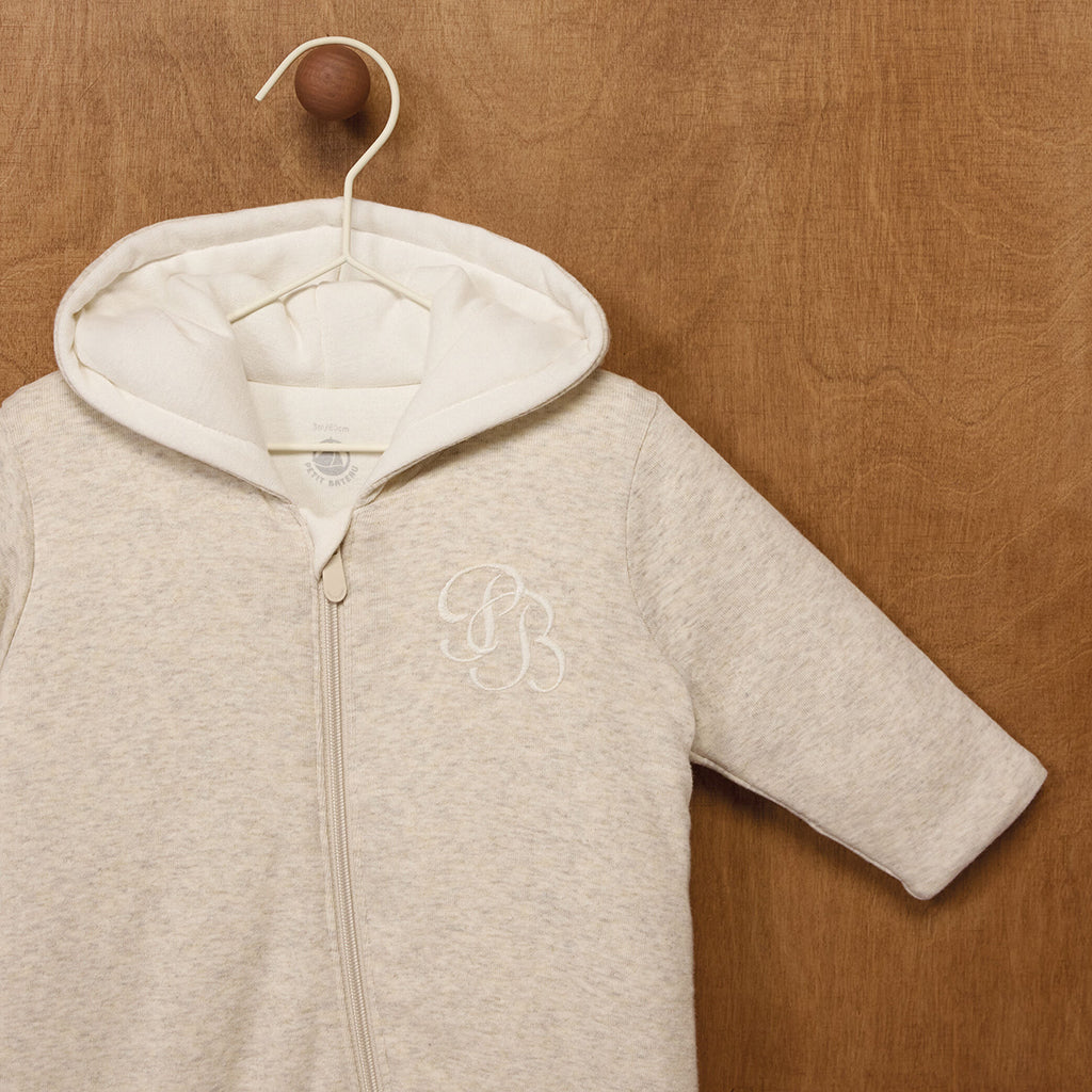 Petit Bateau Baby Jumpsuit Montelimar Beige