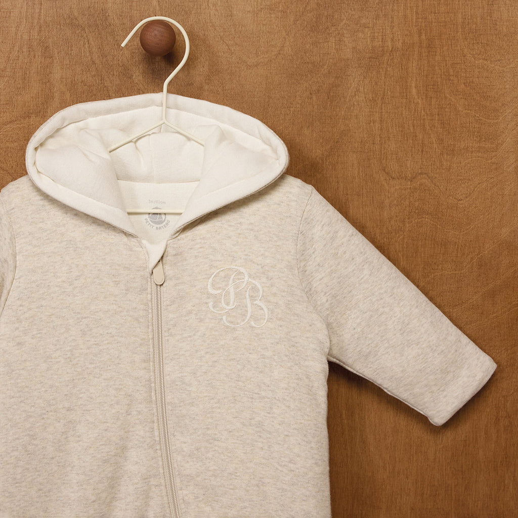 Petit Bateau Baby Jumpsuit Montelimar Beige