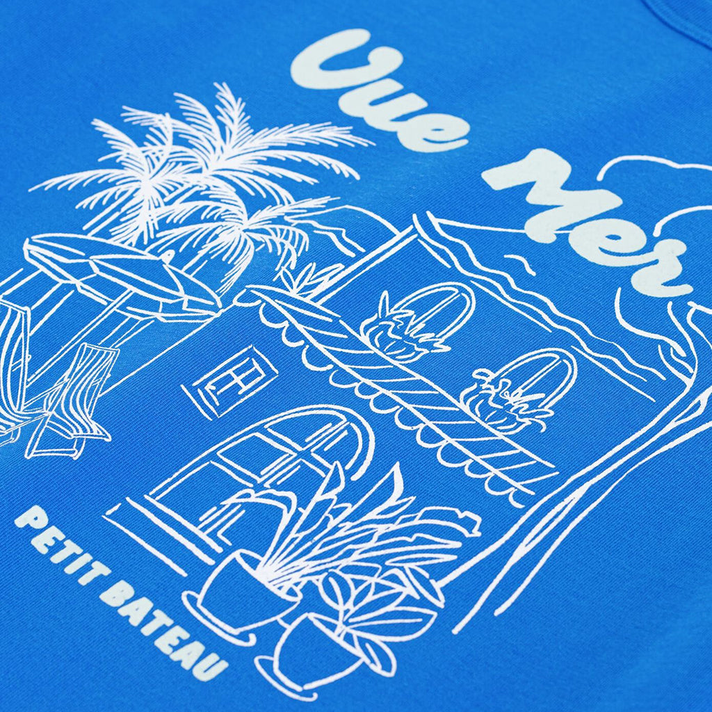 Petit Bateau Child T-shirt Delphinium Blue