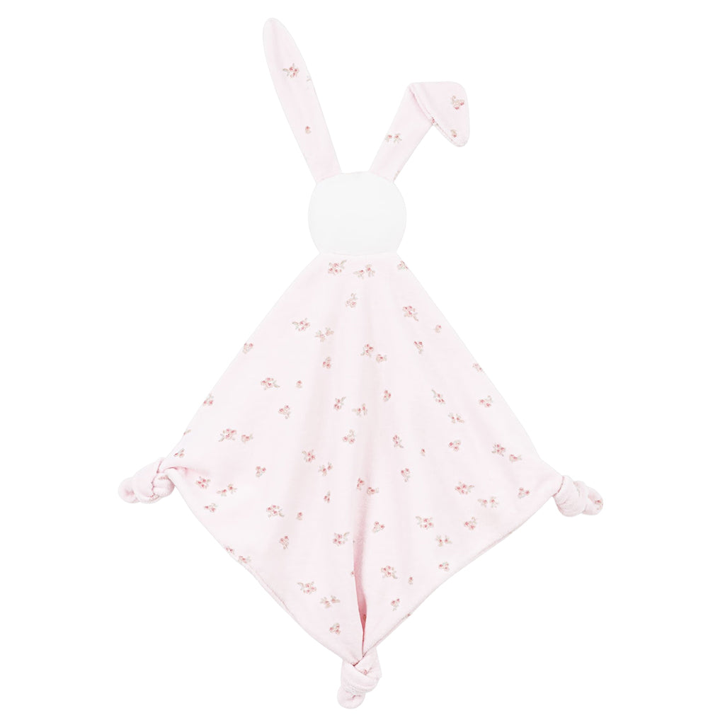 Petit Bateau Baby Doudou Soft Toy Barely Pink Floral Print