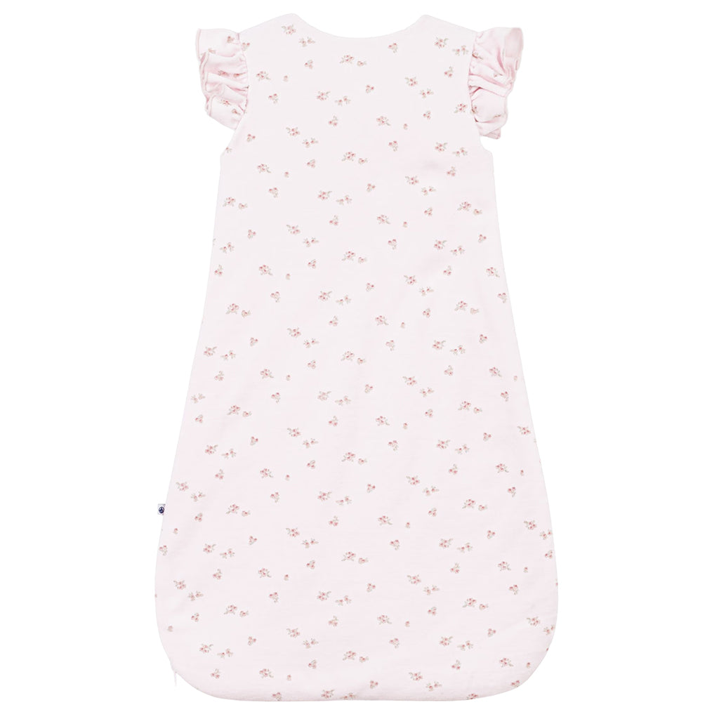 Petit Bateau Baby Sleepsac Barely Pink Floral Print