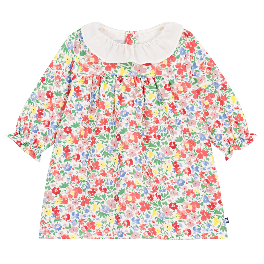 Petit Bateau Baby Dress Multicolour Floral Print