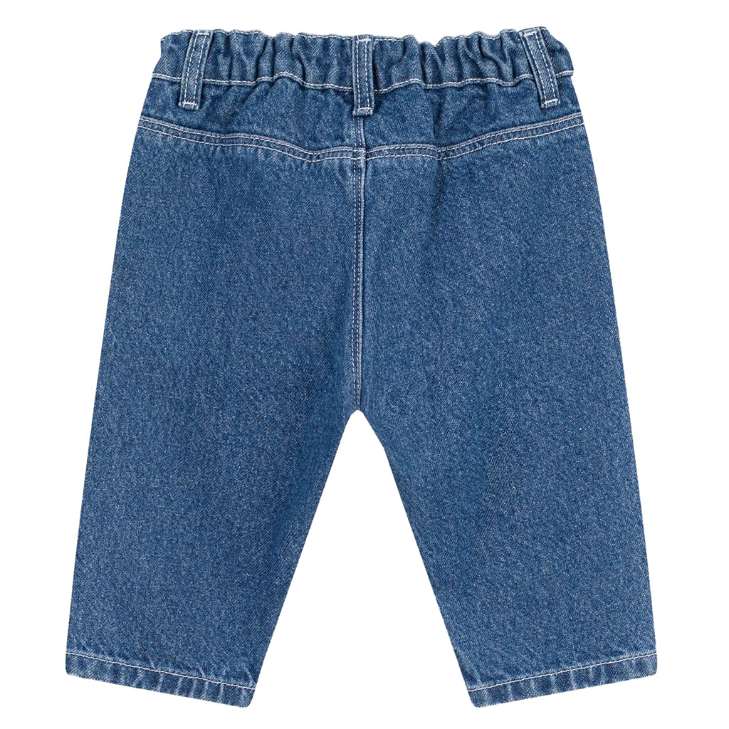 Petit Bateau Baby Pants Medium Denim Blue