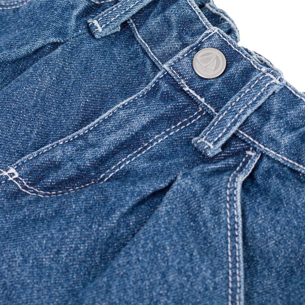Petit Bateau Baby Pants Medium Denim Blue