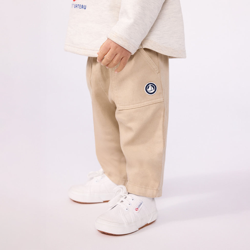 Petit Bateau Baby Pants Sander Beige