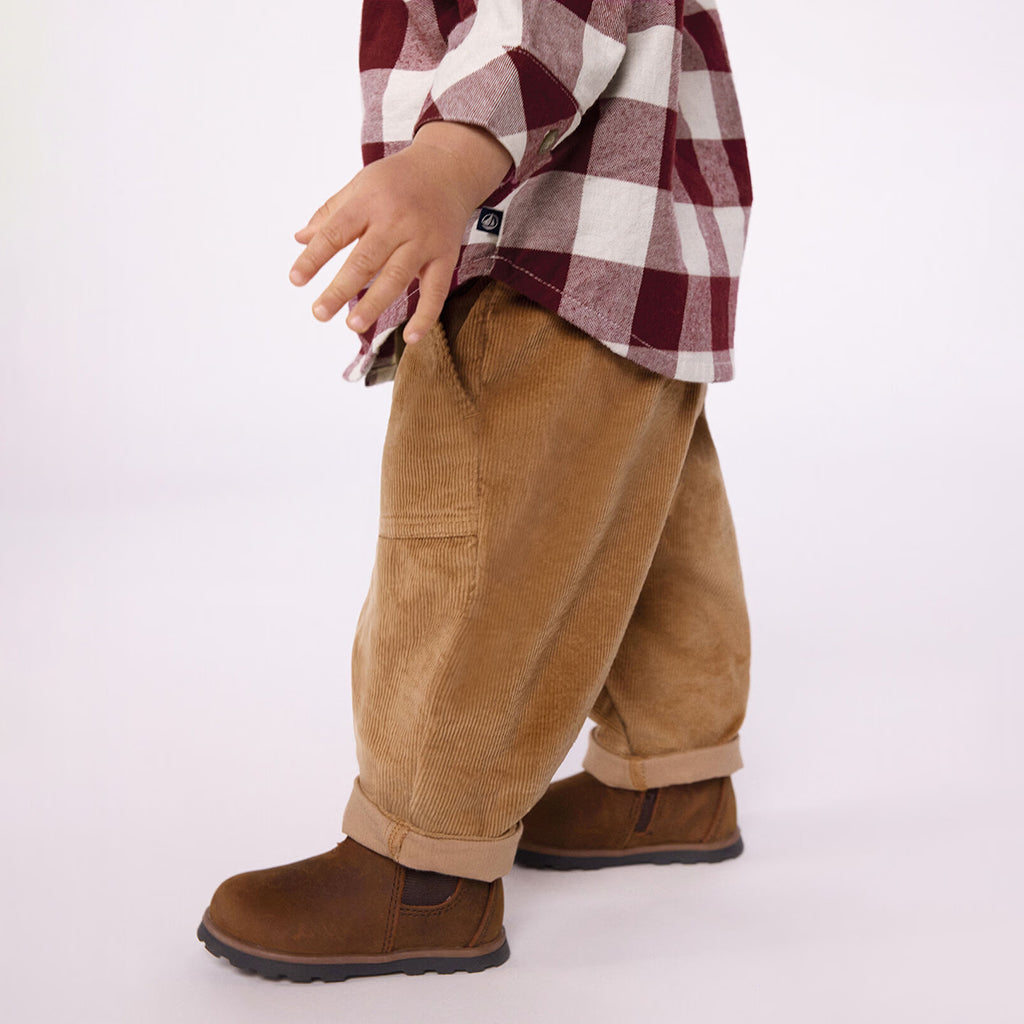 Petit Bateau Baby Pants Latte Brown