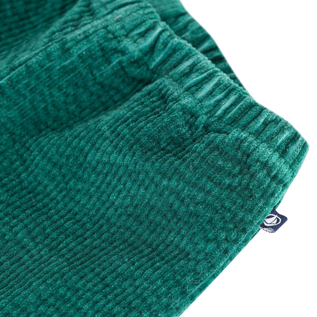 Petit Bateau Baby Velour Pants Evergreen