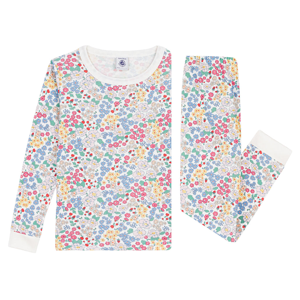 Petit Bateau Child Pyjamas Multicolour Floral Print