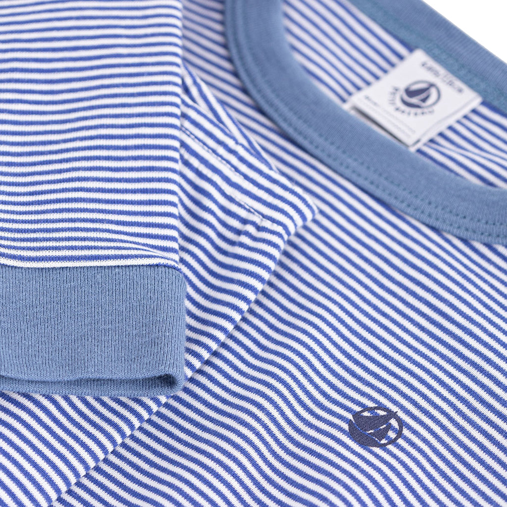 Petit Bateau Child Pyjamas Ultramarine Blue Stripes