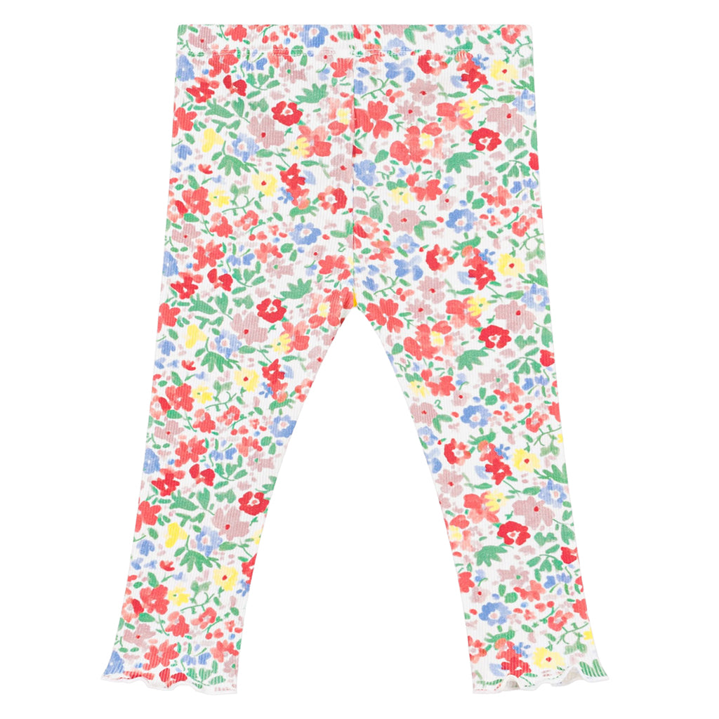 Petit Bateau Baby Leggings Multicolour Floral Print