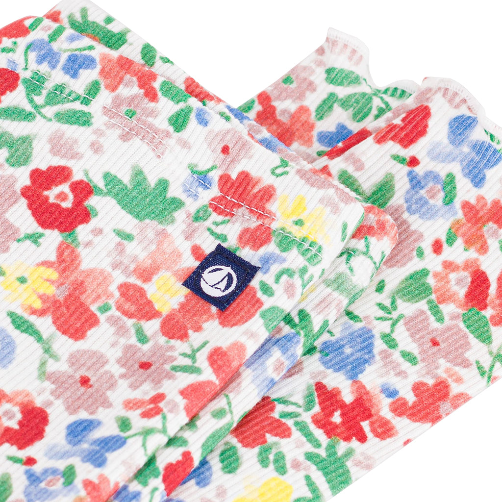 Petit Bateau Baby Leggings Multicolour Floral Print