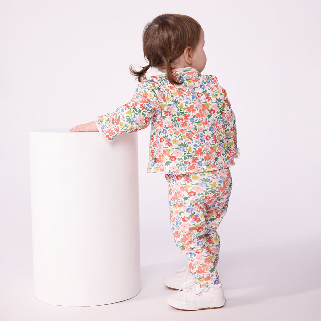 Petit Bateau Baby Cardigan Multicolour Floral Print