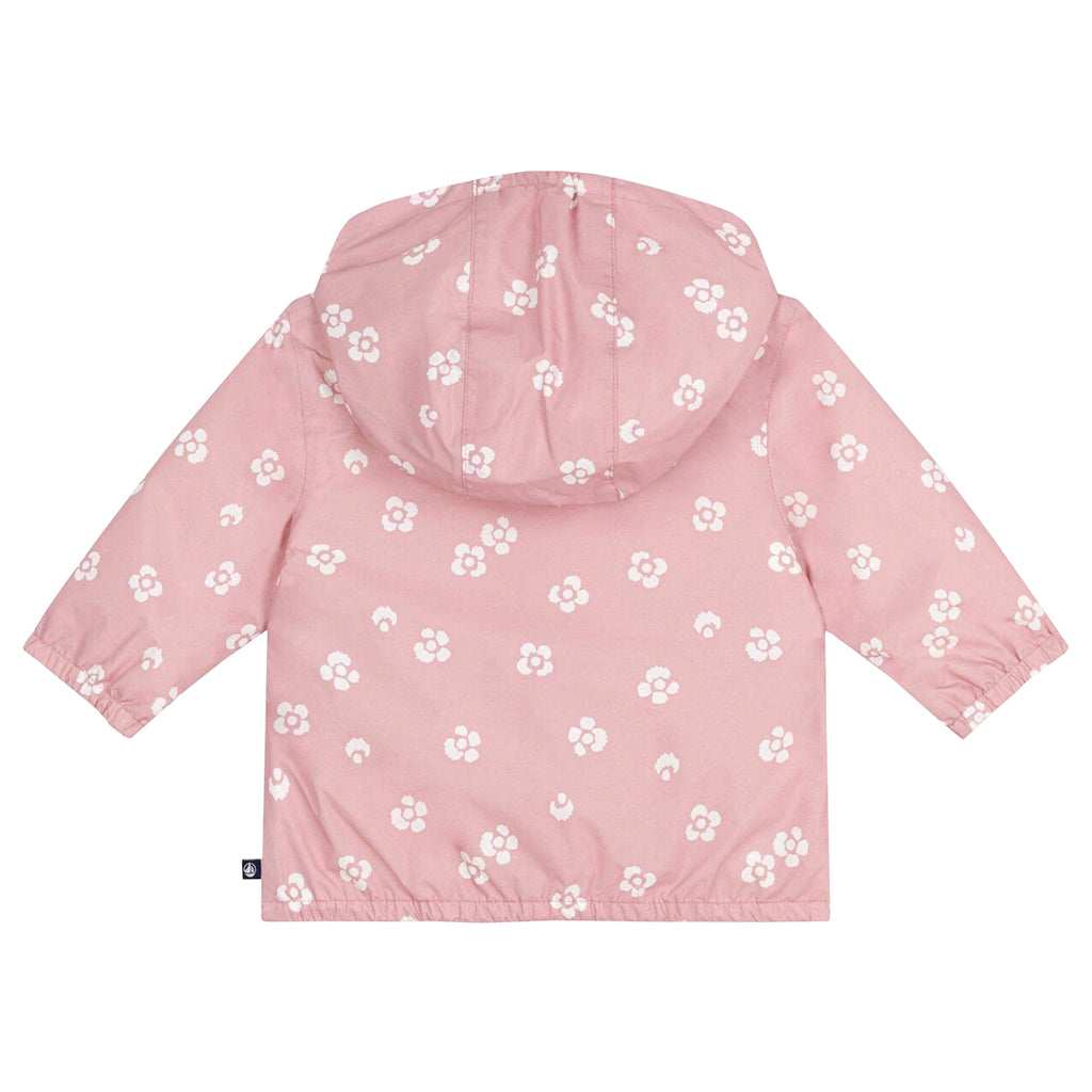 Petit Bateau Baby Windbreaker Jacket Charm Pink Floral