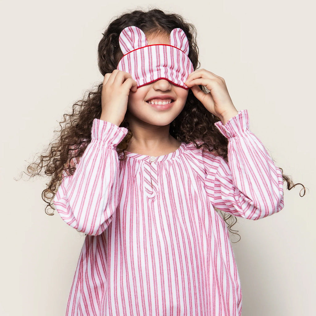 Petite Plume Baby And Child Twill Delphine Nightgown Antique Red Ticking