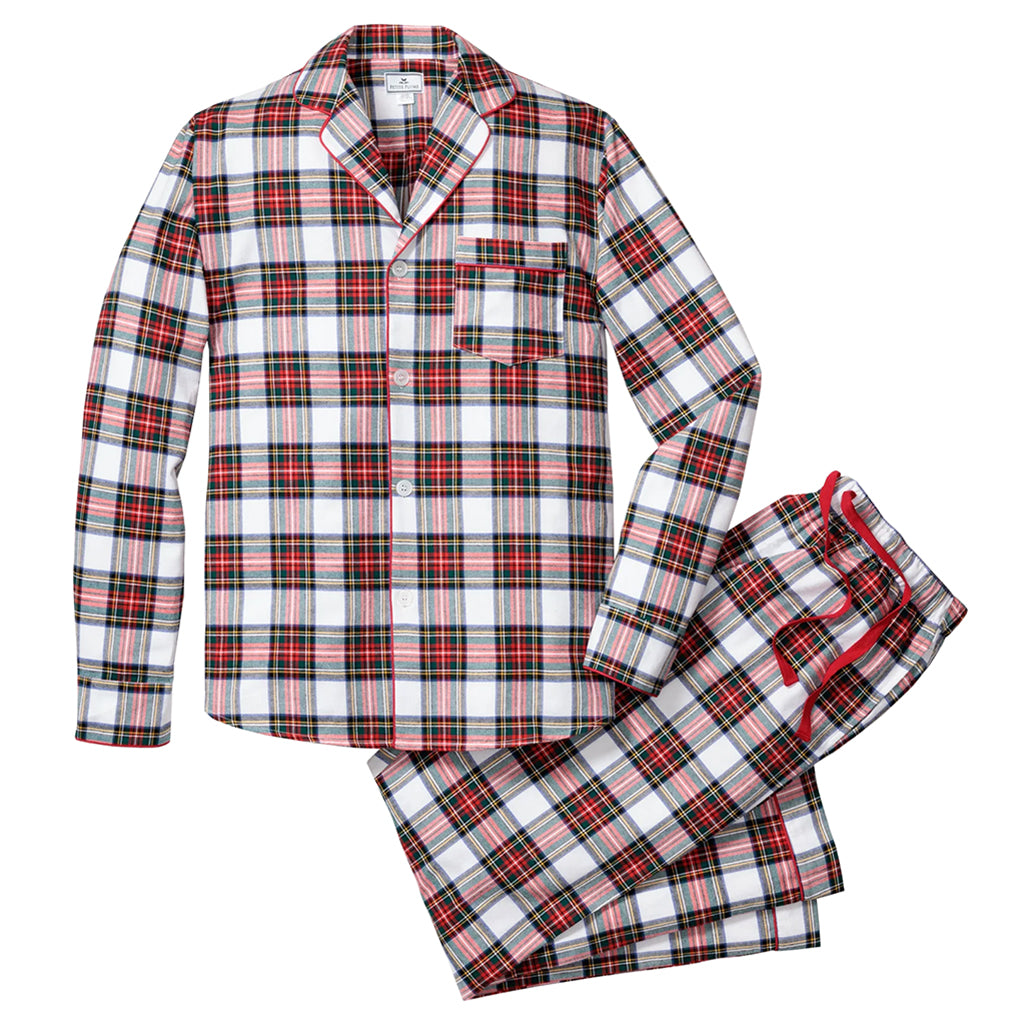 Petite Plume Man Brushed Cotton Pyjama Set Balmoral Tartan