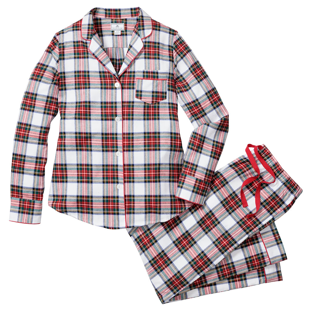 Petite Plume Woman Brushed Cotton Pyjama Set Balmoral Tartan