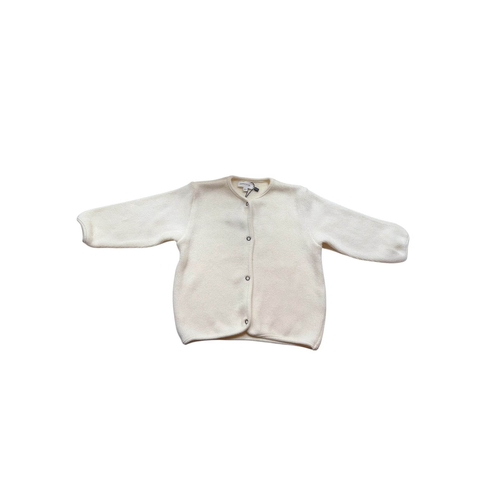 Pequeno Tocon Baby Tender Cardigan Natural Cream