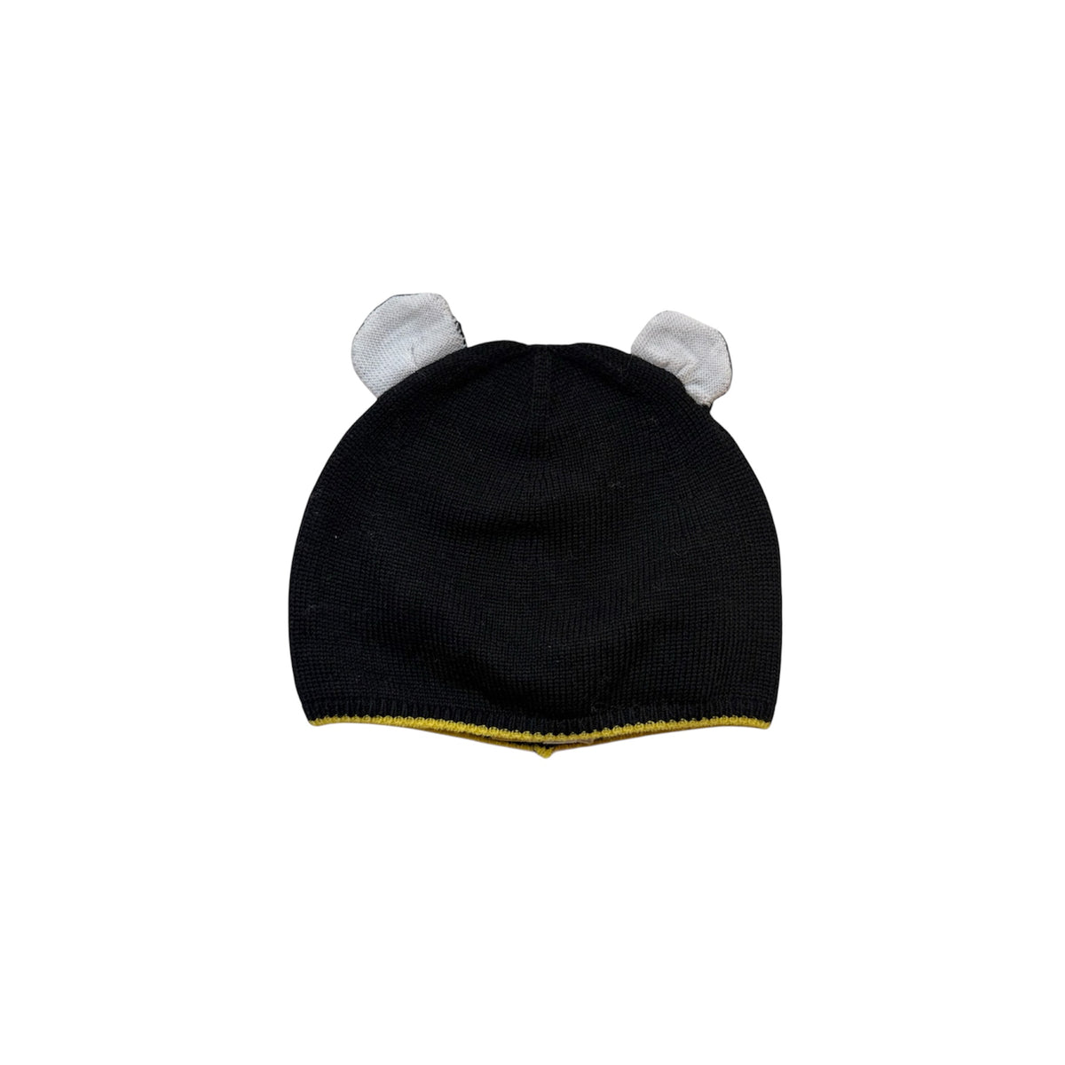 Gensami Baby Three Piece Set Peek-a-boo Alpachino Jumpsuit, Hat And Booties Black