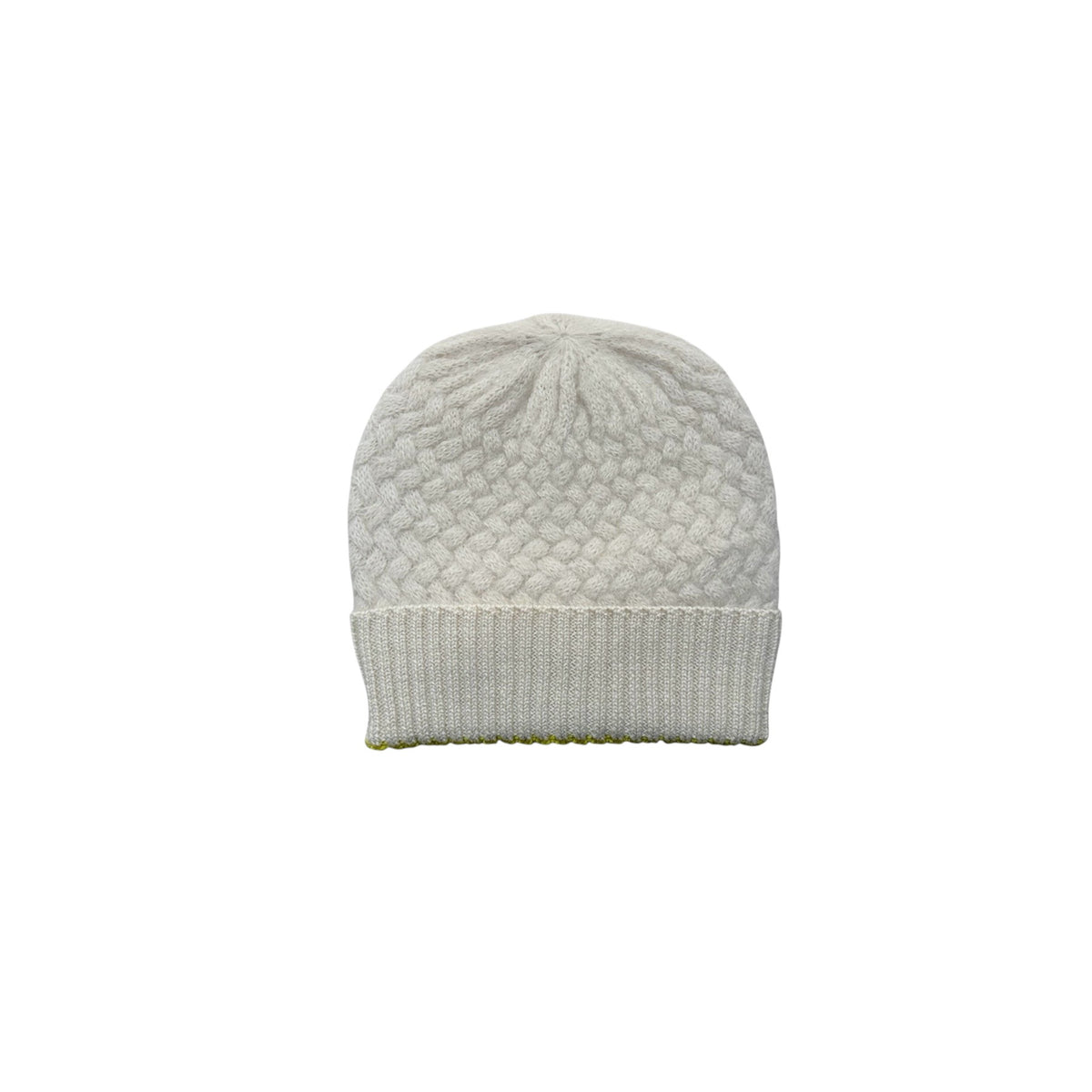 Gensami Baby Basket Weave Hat Milky White