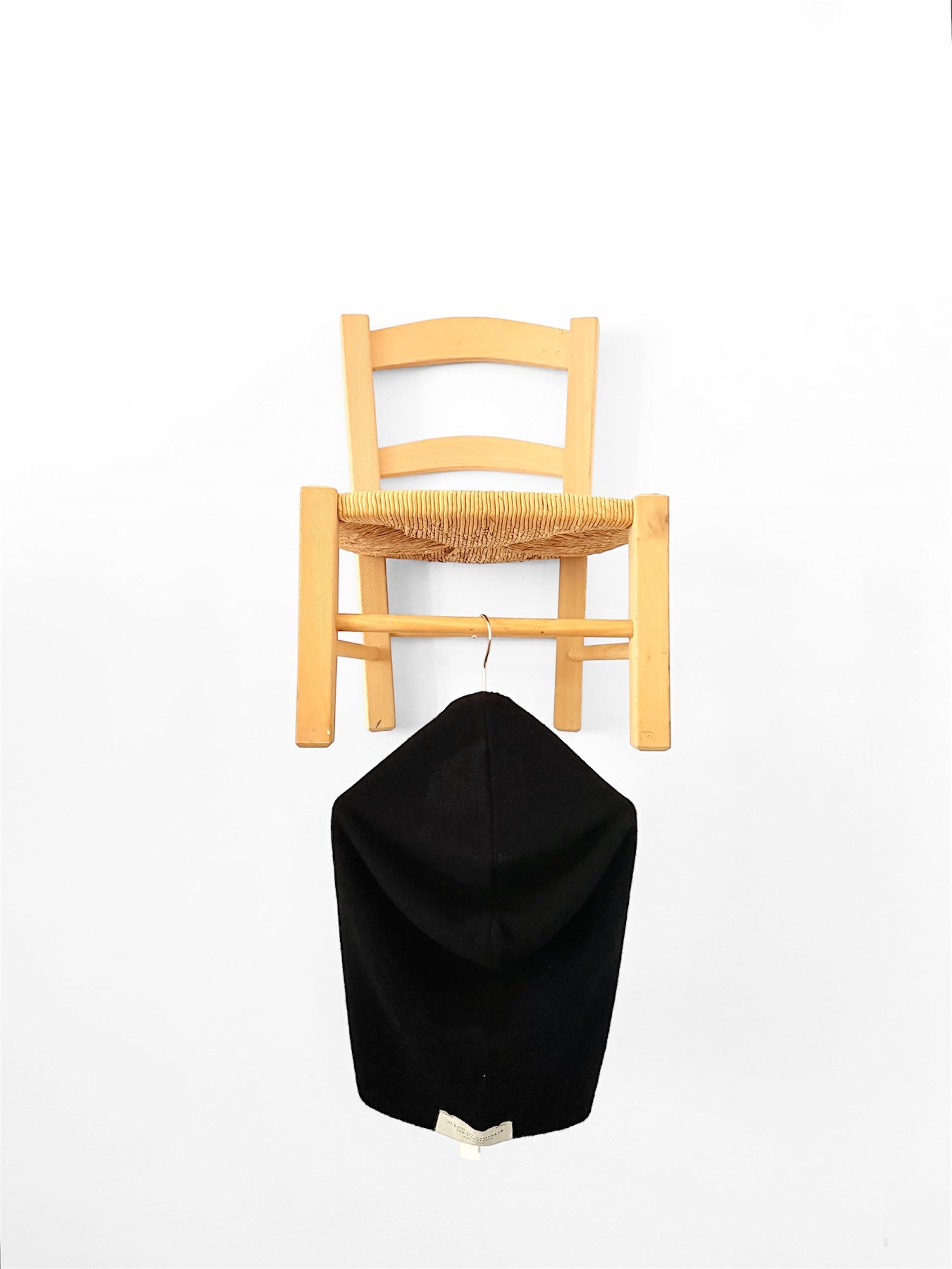 Album Di Famiglia Woman Cashmere Cagoule WS Hood Hat Black