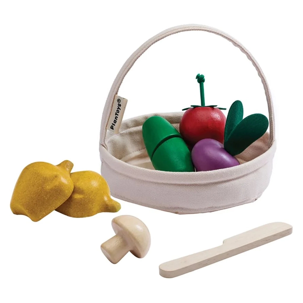 Plan Toys Rainbow Veggie Basket