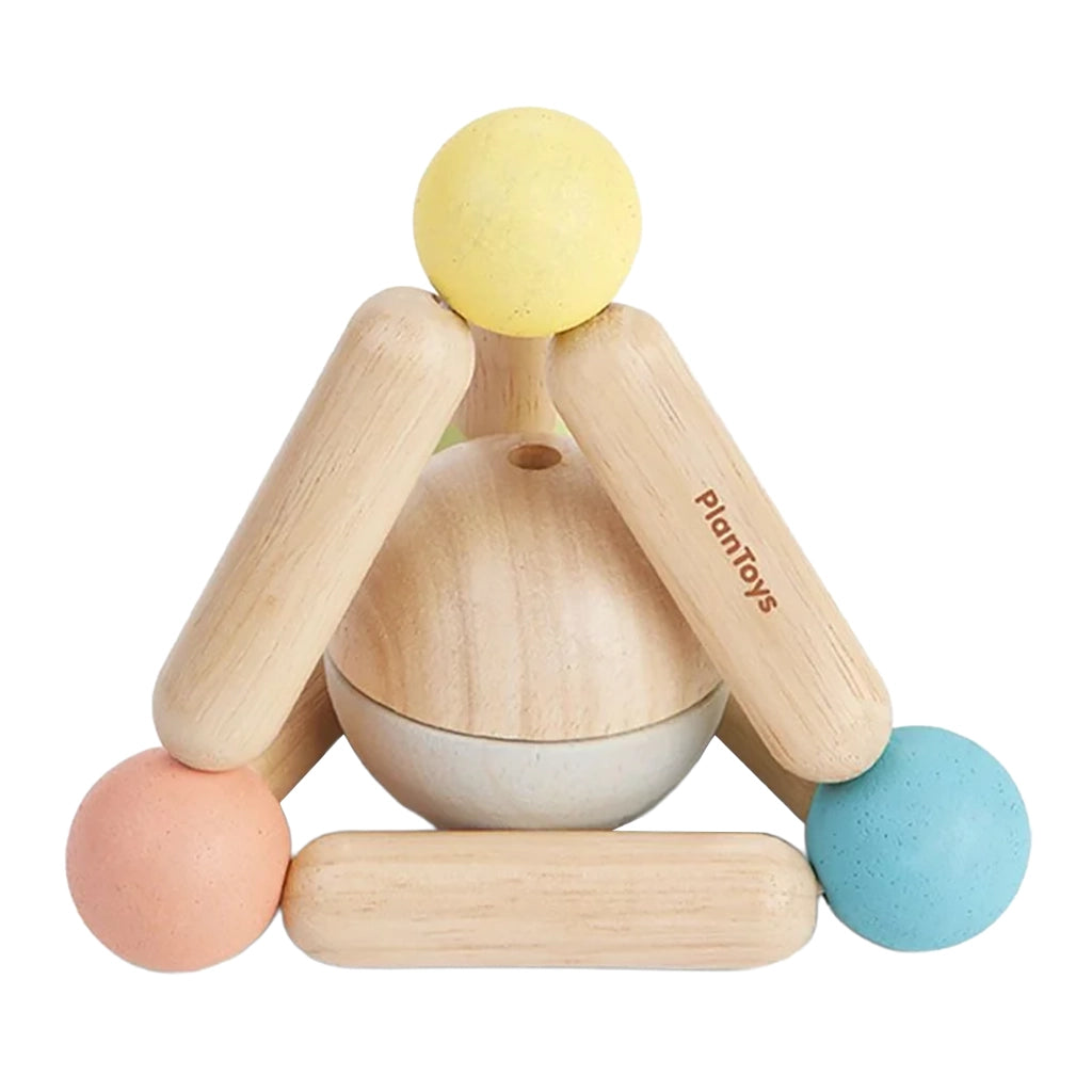 Plan Toys Triangle Clutching Toy Pastel