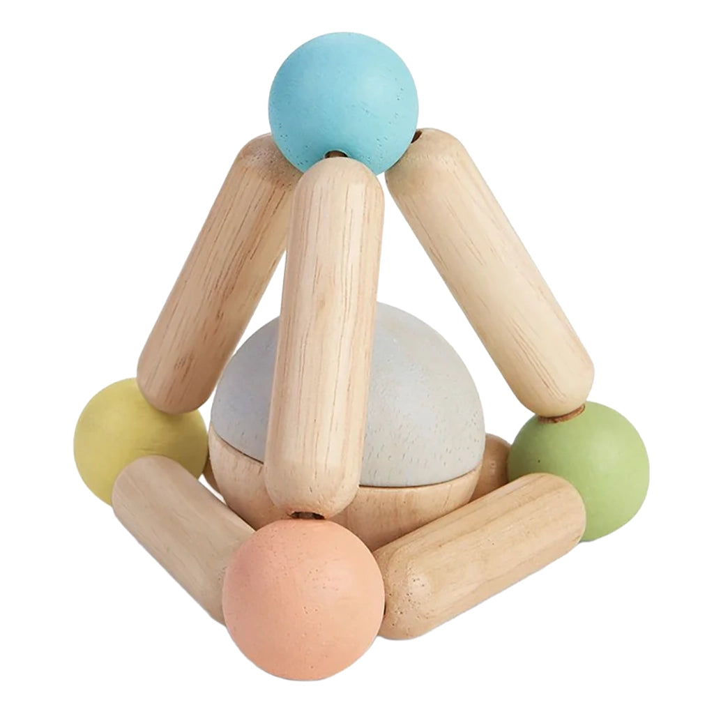 Plan Toys Triangle Clutching Toy Pastel