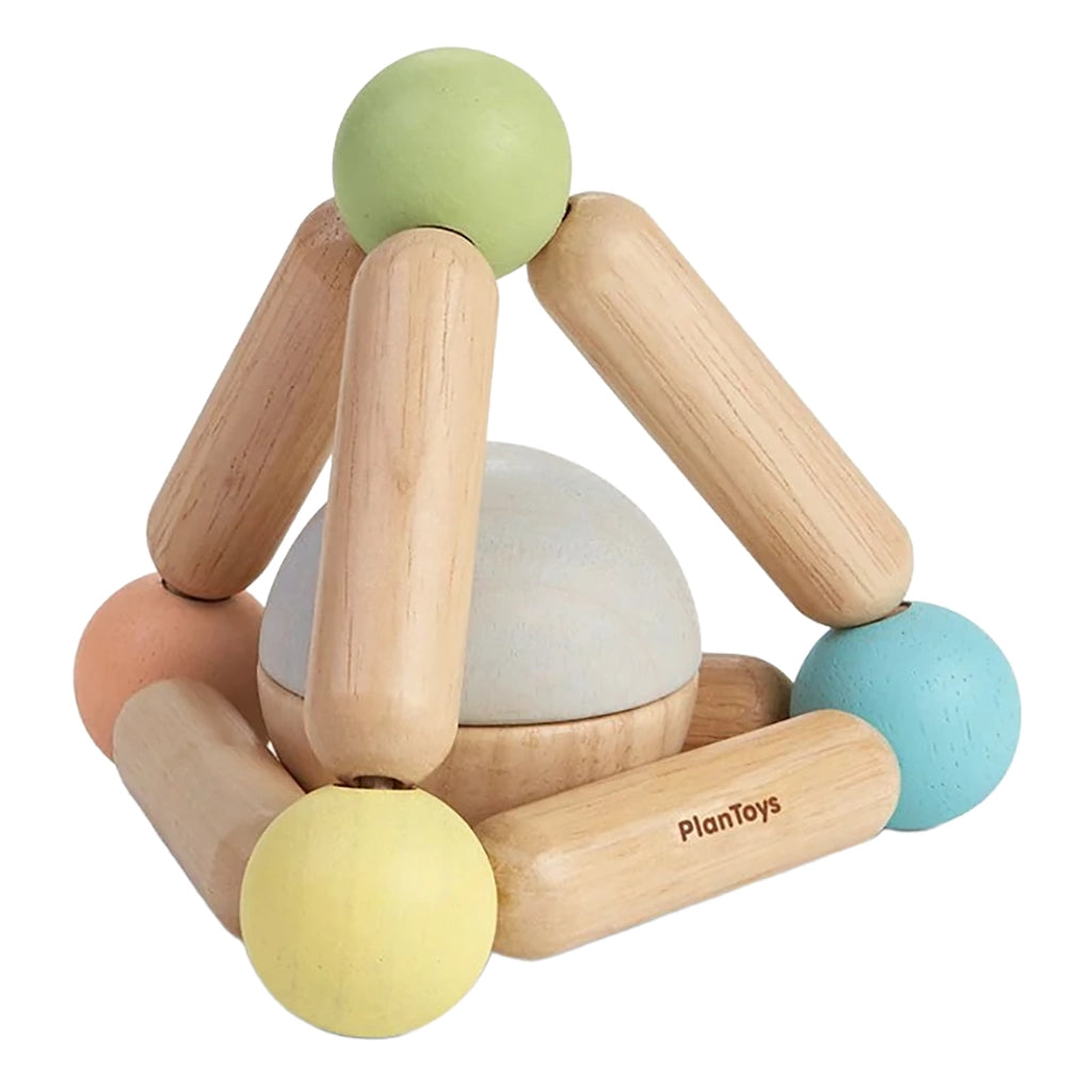 Plan Toys Triangle Clutching Toy Pastel