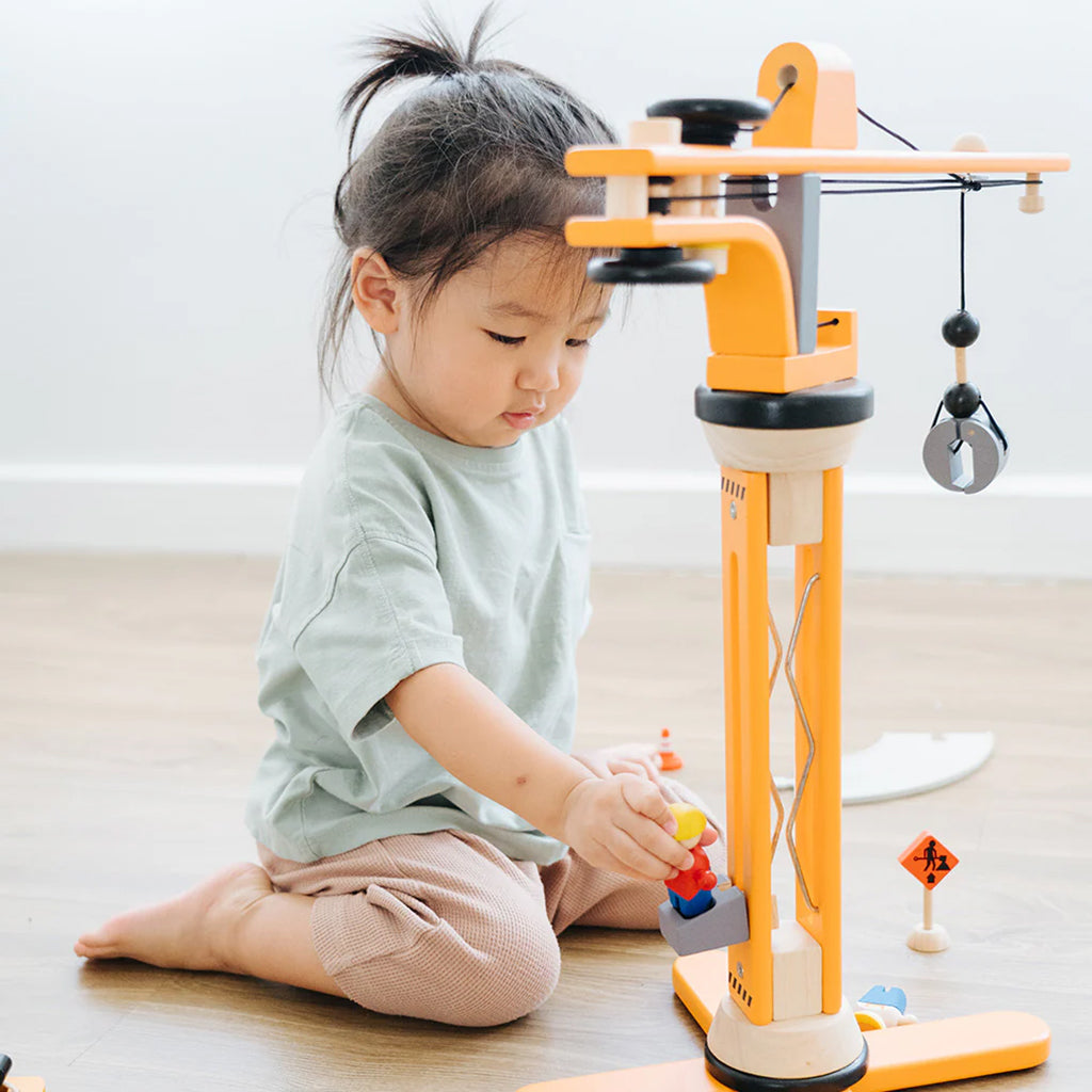 Plan Toys Crane Set