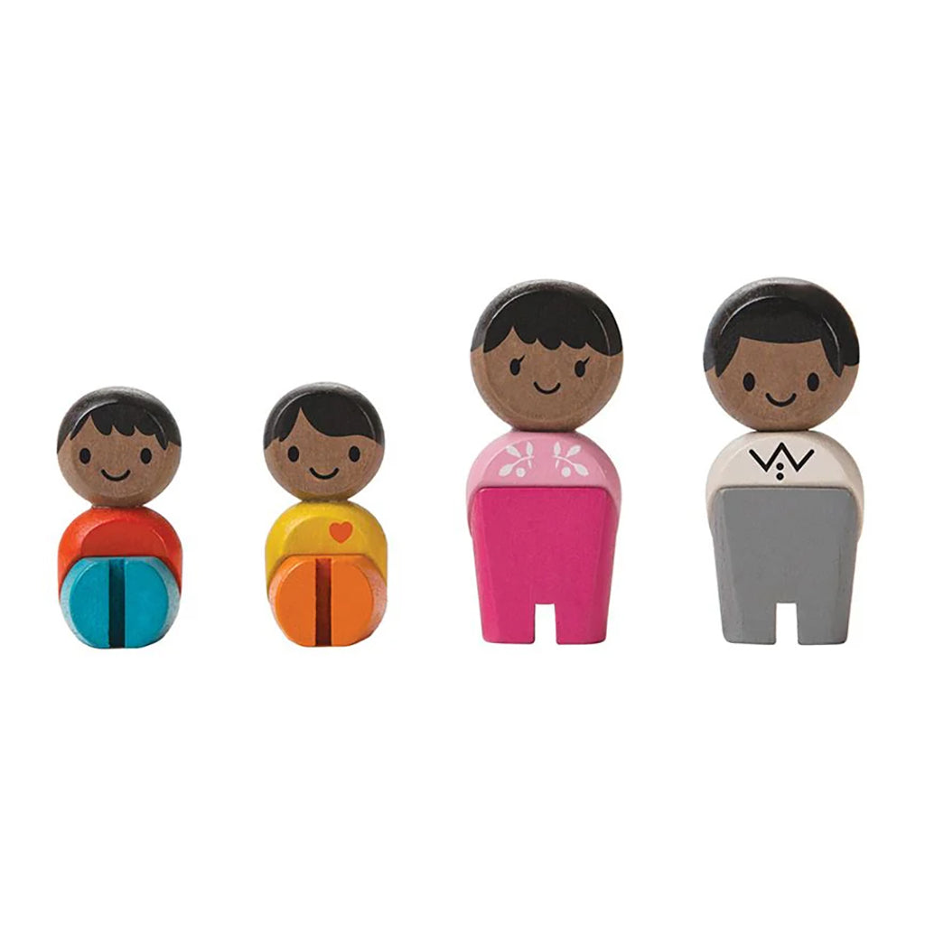 Plan Toys Dollhouse Family Dark Skin Tone