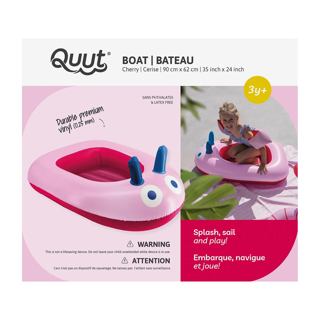 Quut Inflatable Boat Cherry Pink
