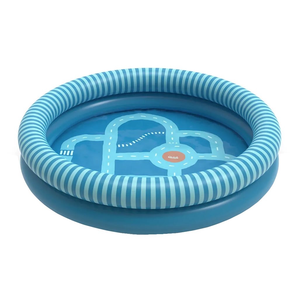 Quut Dippy 120cm Inflatable Pool Ocean Road Blue