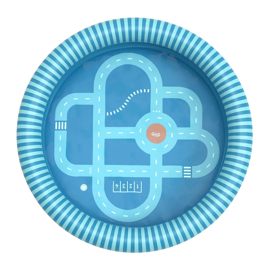 Quut Dippy 120cm Inflatable Pool Ocean Road Blue